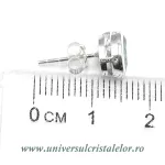 Cercei topaz fatetat oval - 7 / 9 mm Cercei topaz fatetat oval - 7 / 9 mm