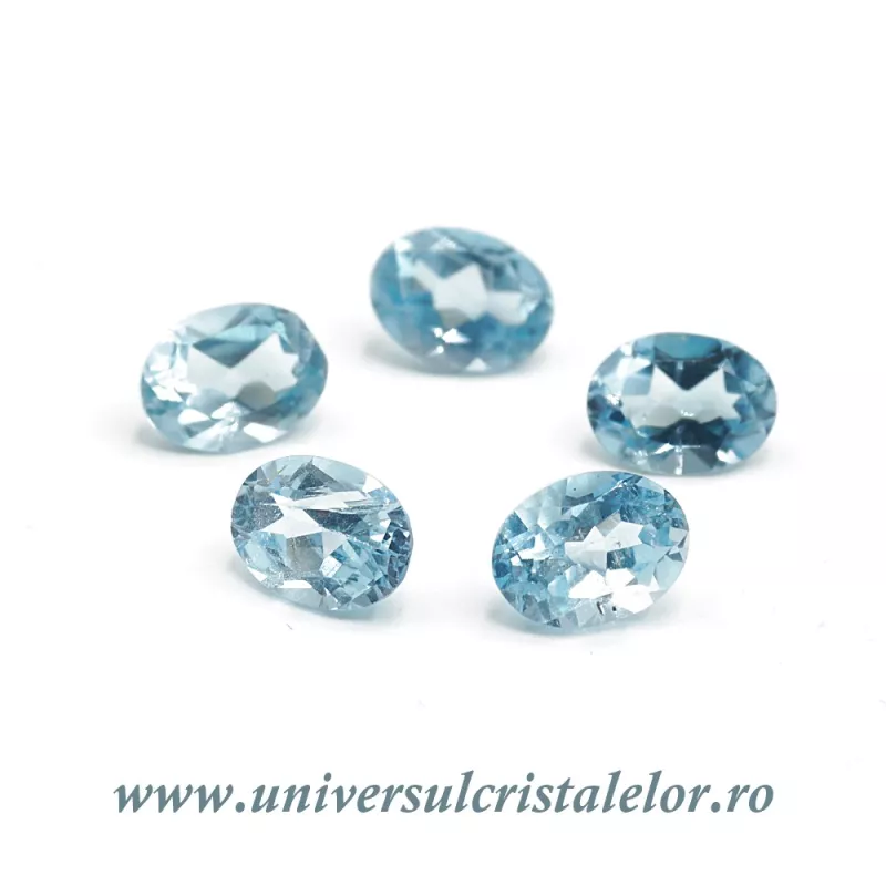 Topaz fatetat oval Topaz fatetat oval