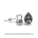Cercei topaz mistic lacrima fatetat - 6,5/9mm Cercei topaz mistic lacrima fatetat - 6,5/9mm