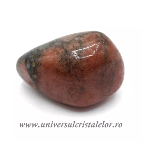 Triplit si Wagnerit in Pirita piatra rulata m1