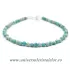 Bratara turcoaz rotund fatetat - 3,5mm