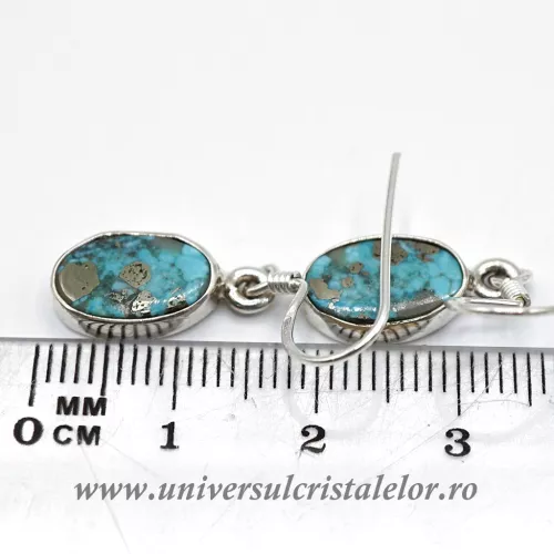 Cercei turcoaz