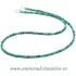 Colier turcoaz rotund - 2 mm