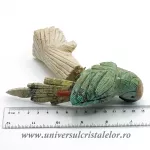Figurina turcoaz papagal m1