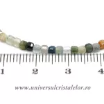 Bratara turmalina multicolora cub fatetat - 2.6 mm
