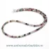 Colier turmalina multicolor rotund fatetat - 4.1mm