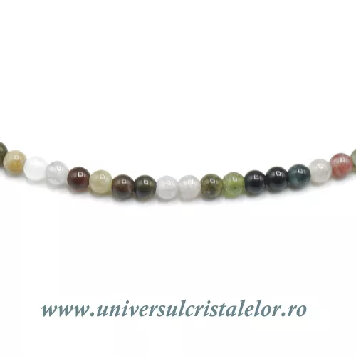 Colier turmalina multicolor rotund slefuit - 3 mm Colier turmalina multicolor rotund slefuit - 3 mm