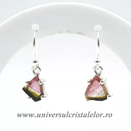 Cercei turmalina pepene