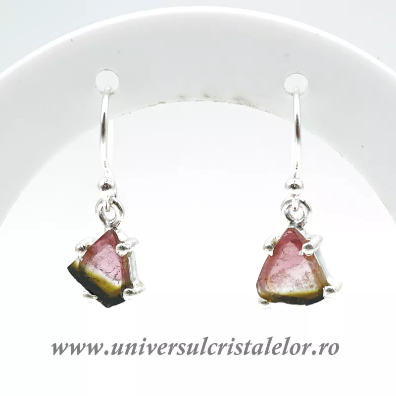 Cercei turmalina pepene