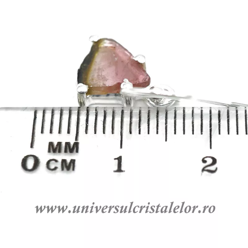 Cercei turmalina pepene