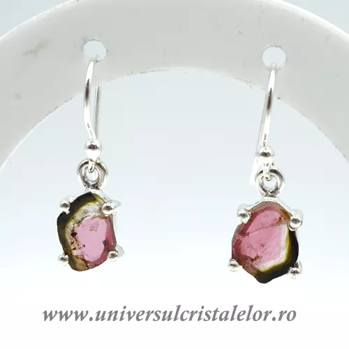 Cercei turmalina pepene