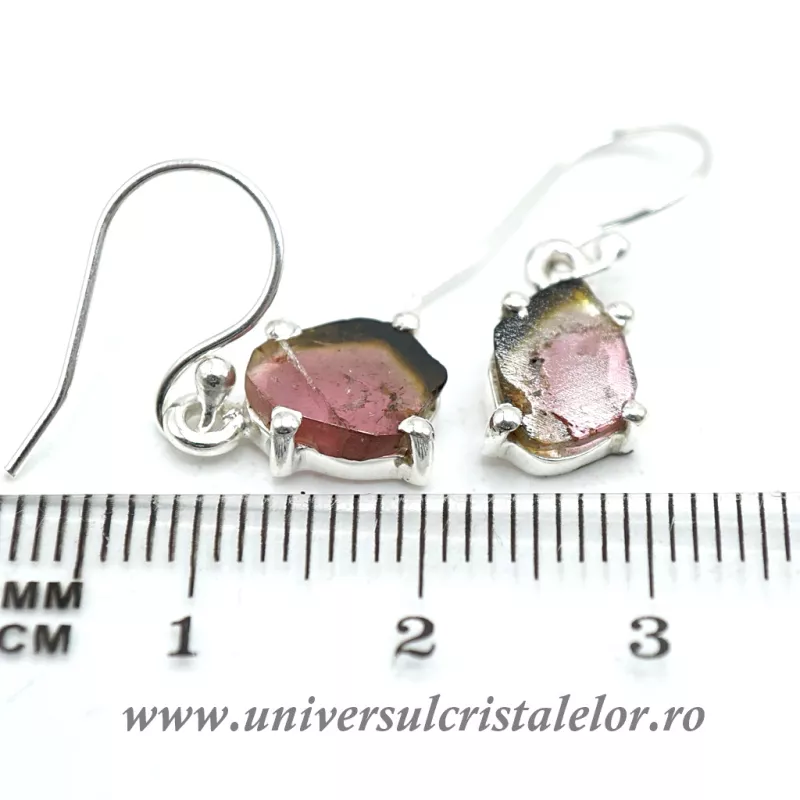 Cercei turmalina pepene