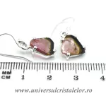 Cercei turmalina pepene