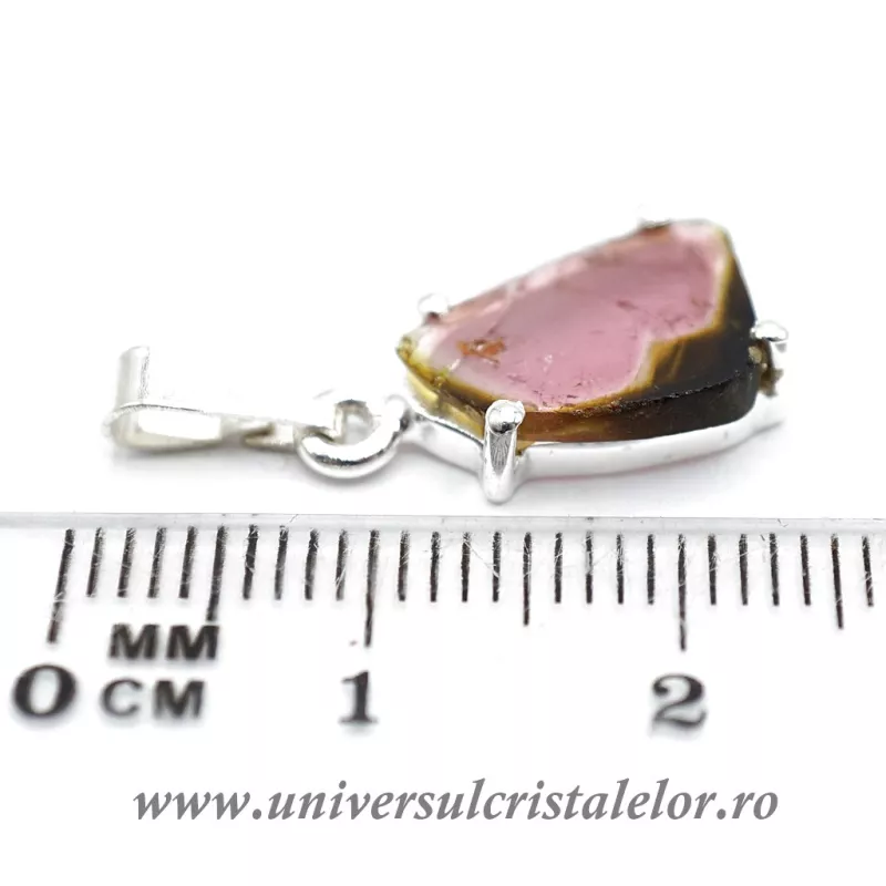 Pandantiv turmalina pepene