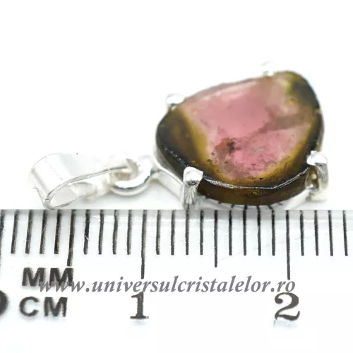 Pandantiv turmalina pepene