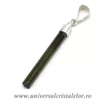 Pandantiv turmalina verde