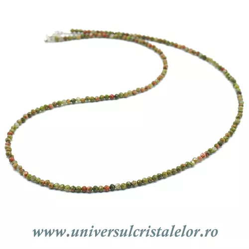 Colier unakit rotund fatetat - 2.5 mm Colier unakit rotund fatetat - 2.5 mm