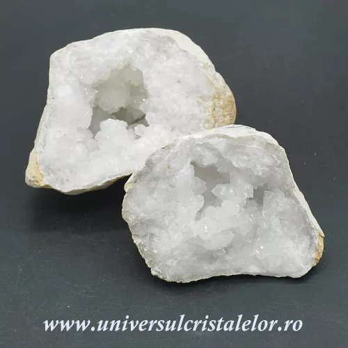 Geoda cuart alb m9 Geoda cuart alb m9