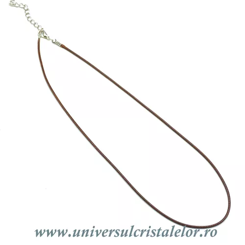 Snur cerat maro pentru pandantiv