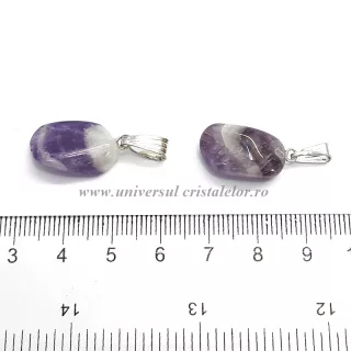 Pandantiv ametist chevron