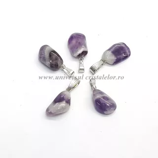 Pandantiv ametist chevron