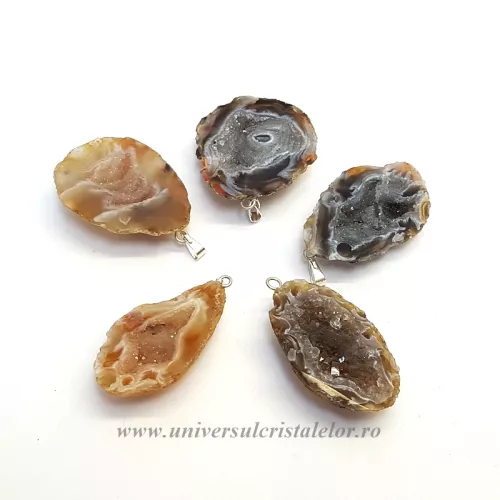 Pandantiv agat geoda Pandantiv agat geoda