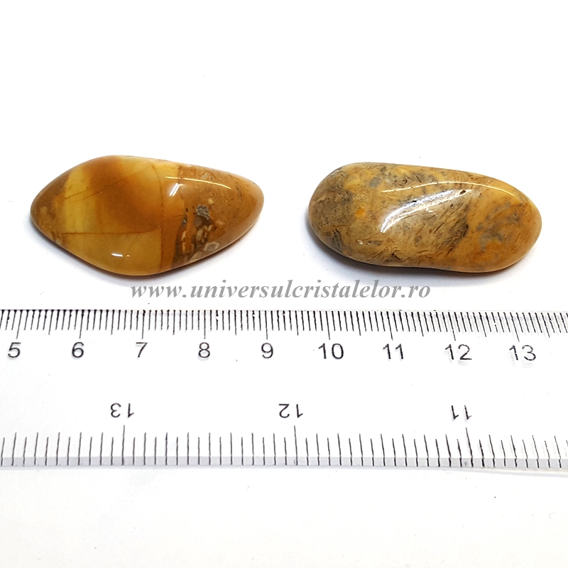 Jasp galben piatra rulata Jasp galben piatra rulata