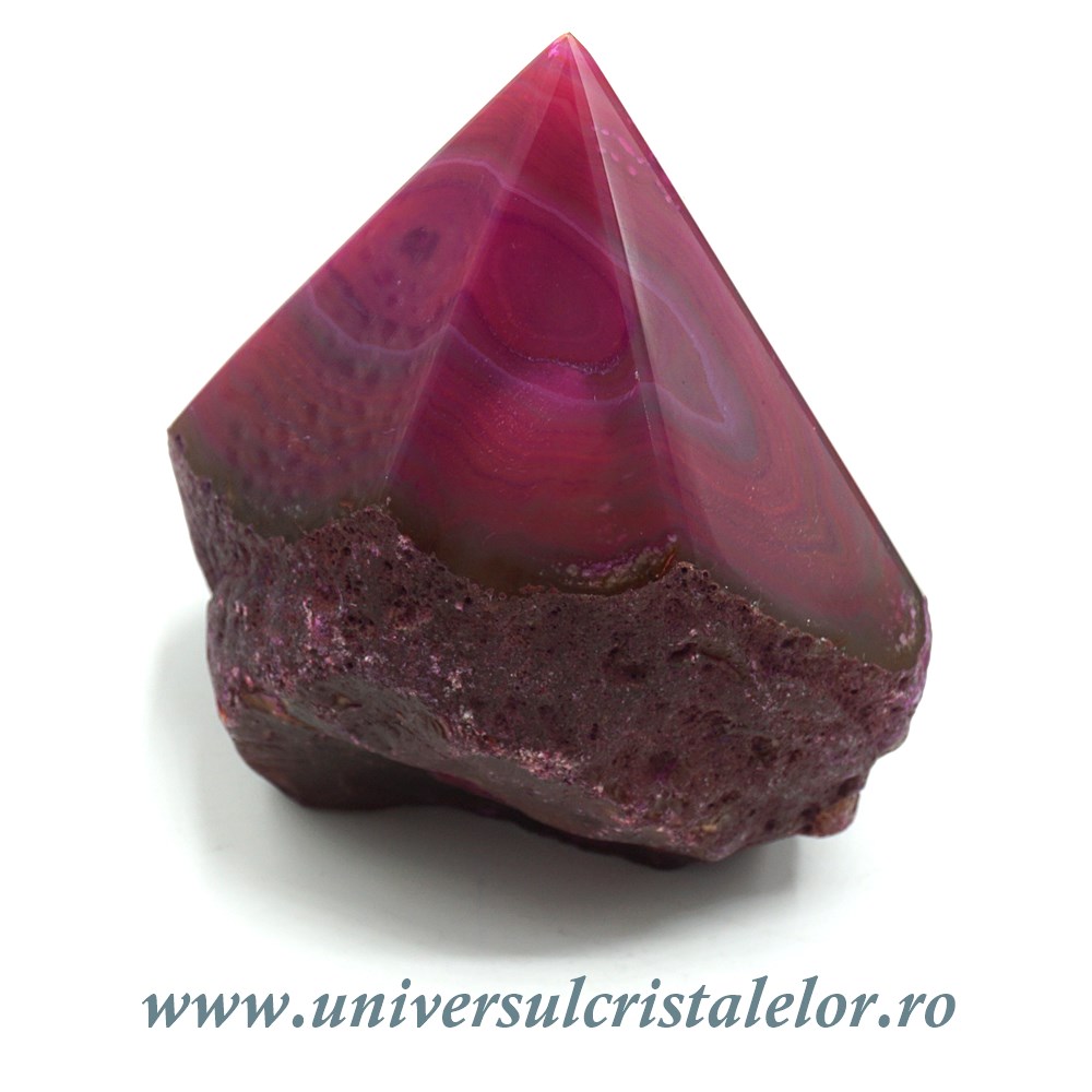 Agat roz varf cu baza