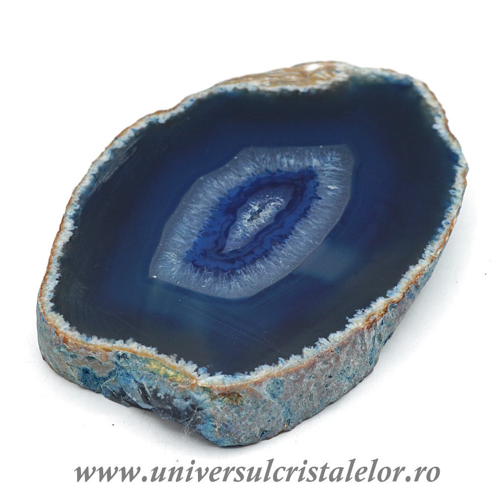 Collectibles Felie agat turcoaz unicat m03