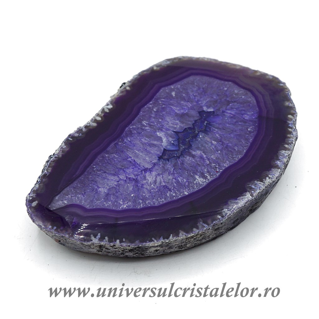Collectibles Felie agat mov unicat m03
