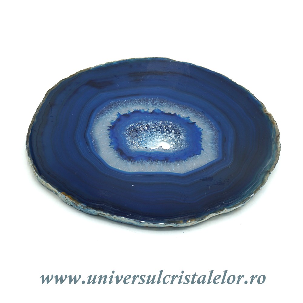 Agat Felie subtire agat albastru unicat m14