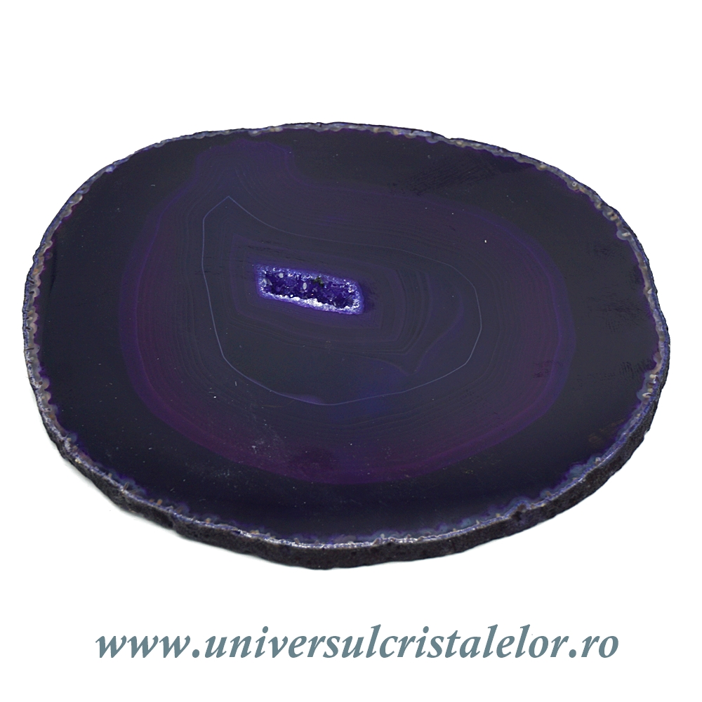 Agat Felie subtire agat mov unicat m03