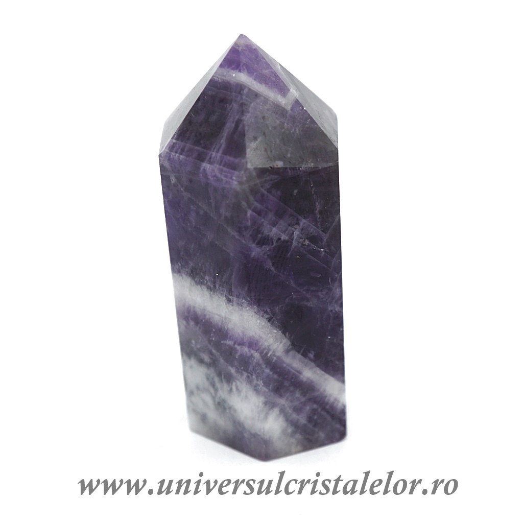 Ametist Ametist chevron varf cu baza unicat m03