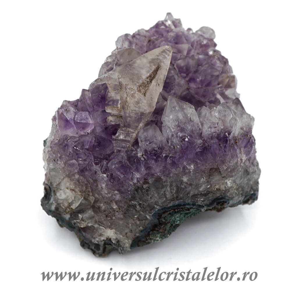 Ametist Ametist cu calcit mineral unicat m02