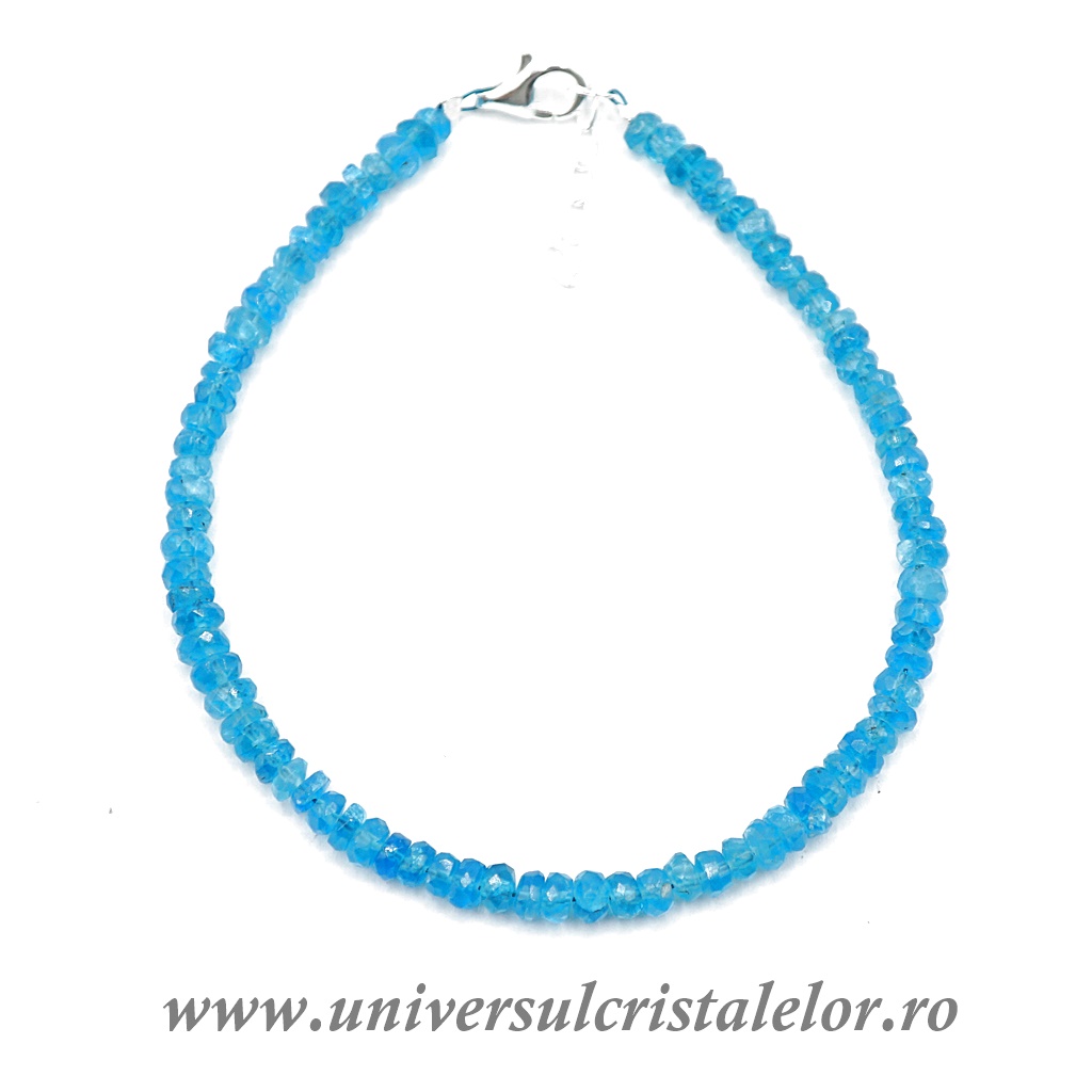 Bracelets Bratara apatit fatetat 4mm