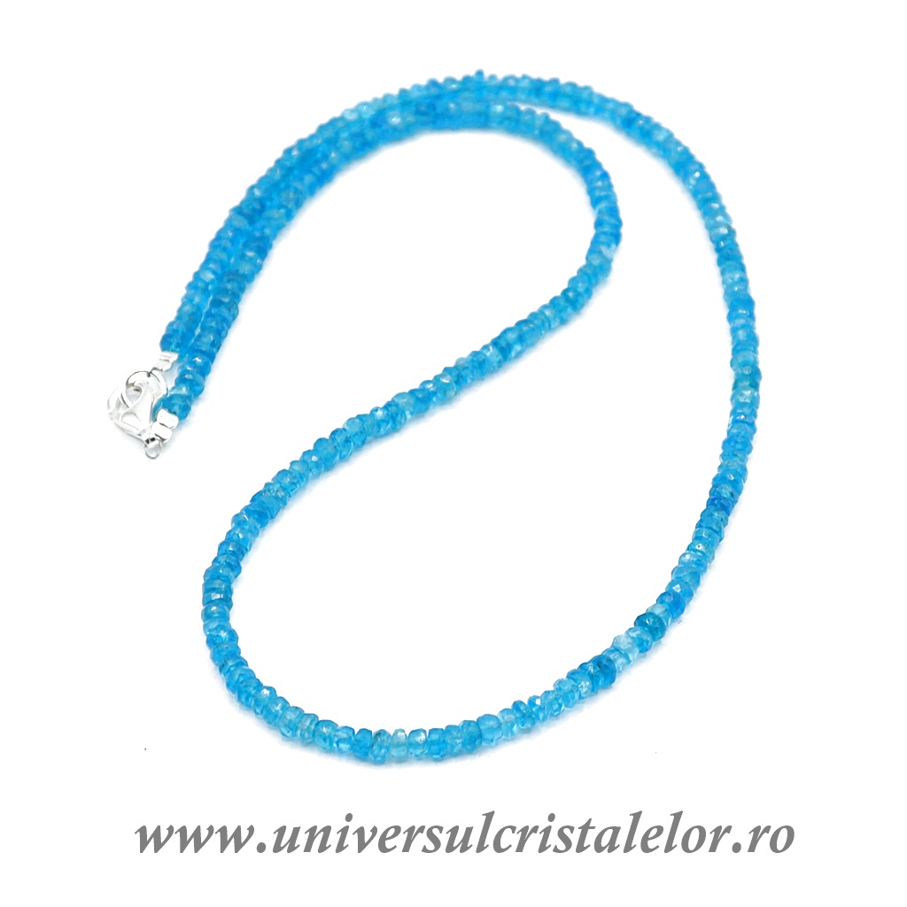 Necklaces Colier apatit fatetat 4 mm