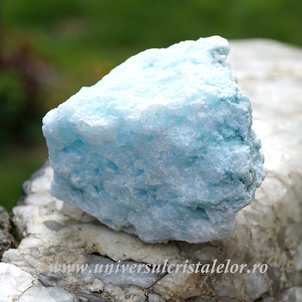 Aragonit bleu mineral unicat m4