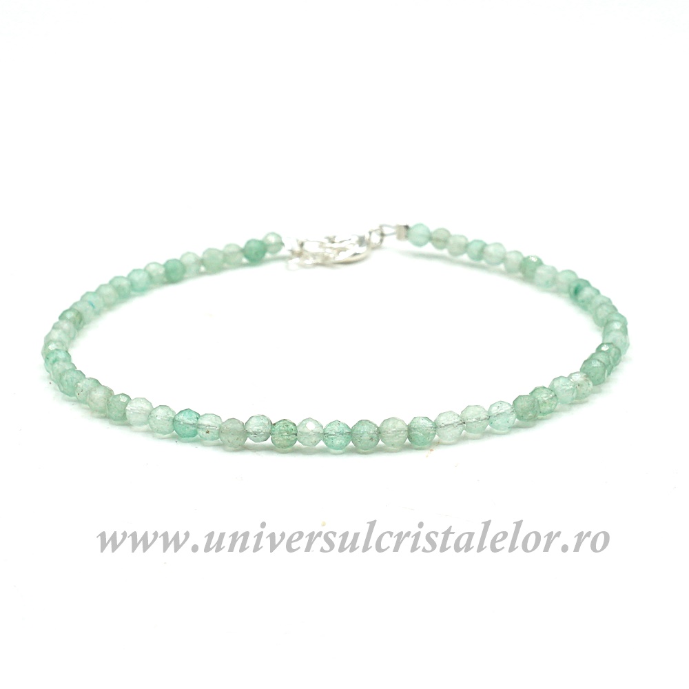 bratara sport Bratara aventurin rotund fatetat - 3 mm