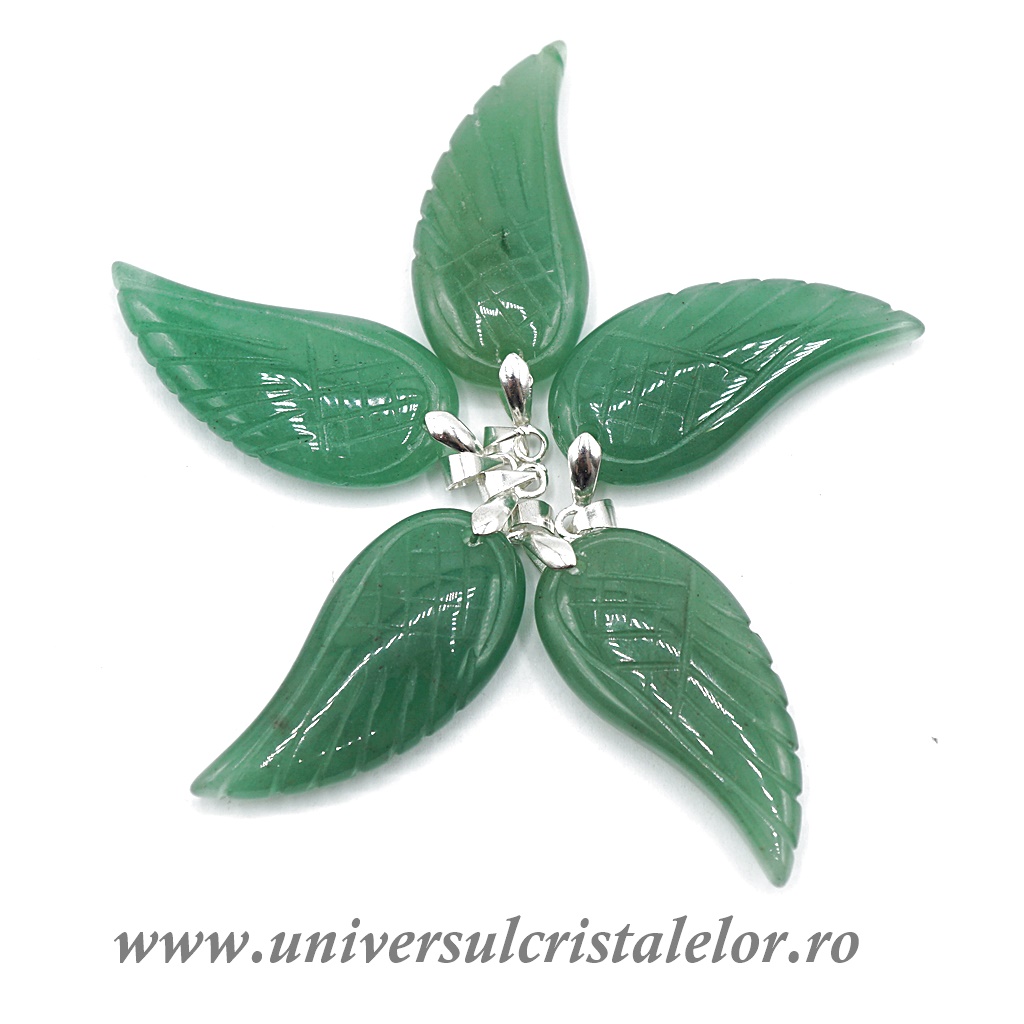 Charms & Pendants Pandantiv aventurin aripa de inger m2