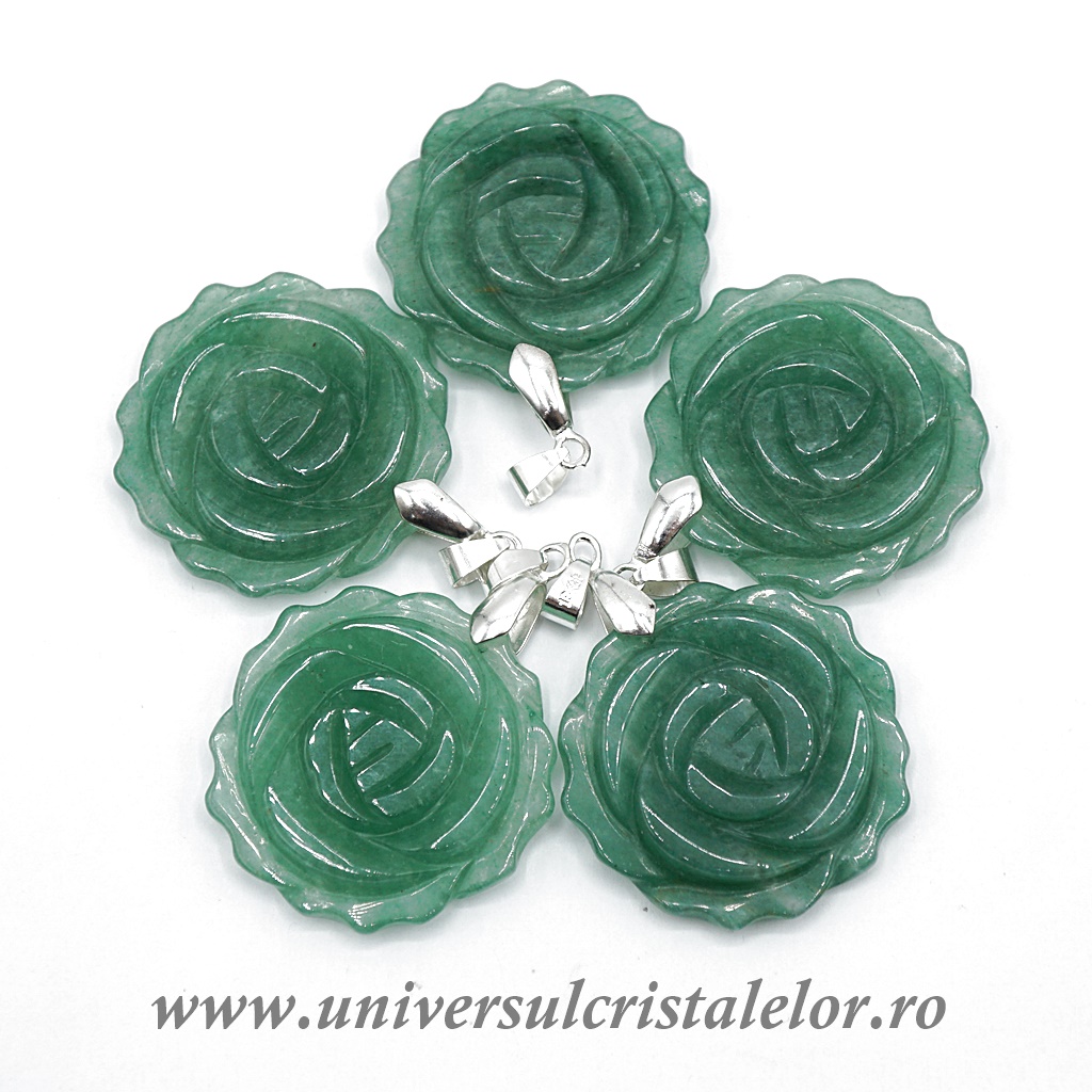 Charms & Pendants Pandantiv aventurin floare