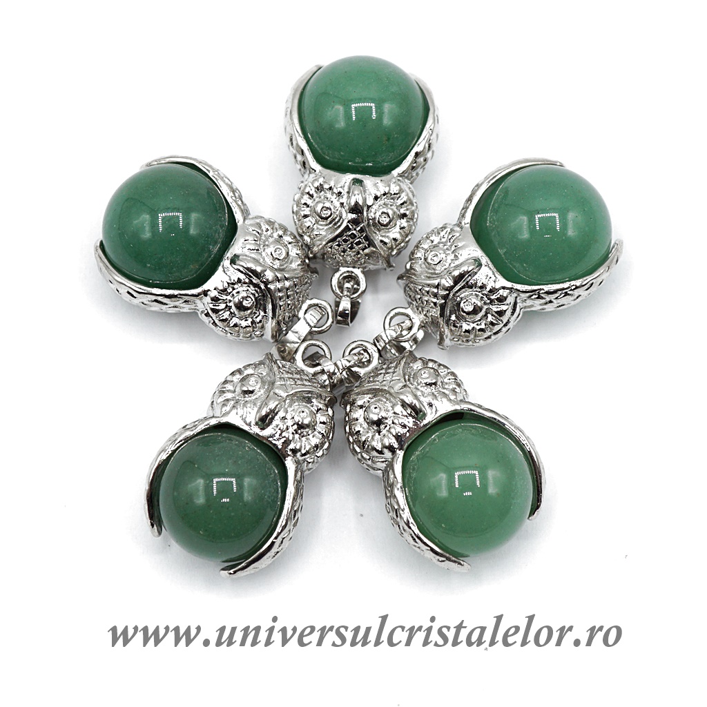 Charms & Pendants Pandantiv aventurin sfera m2