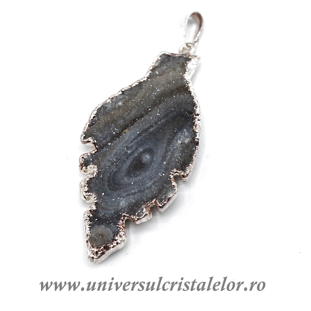Charms & Pendants Pandantiv calcedonie frunza