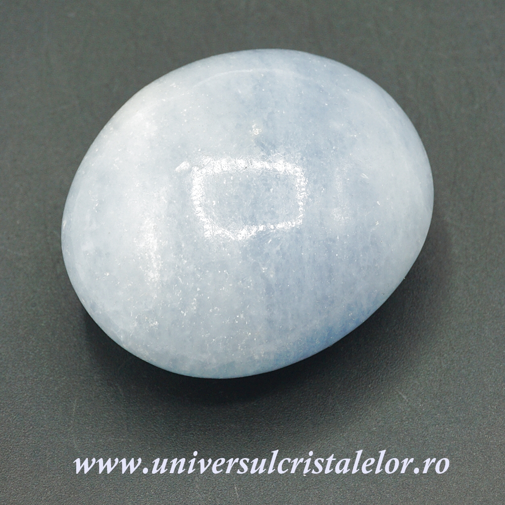 Calcit albastru polisat