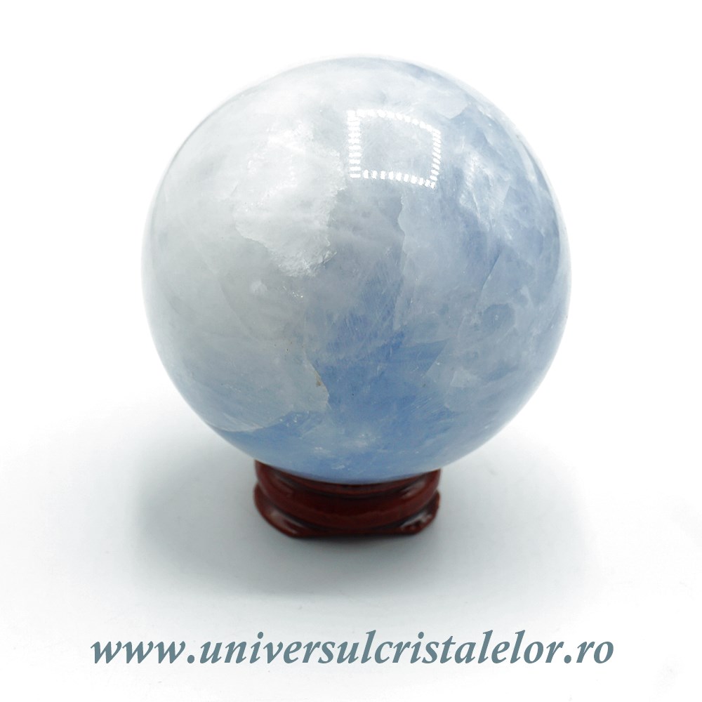 Sfera calcit albastru