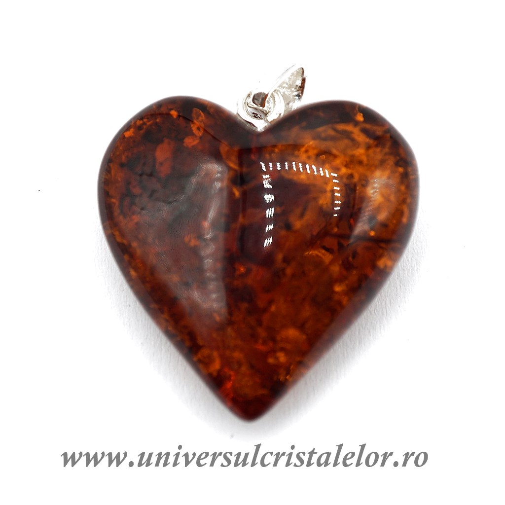 Charms & Pendants Pandantiv chihlimbar inima