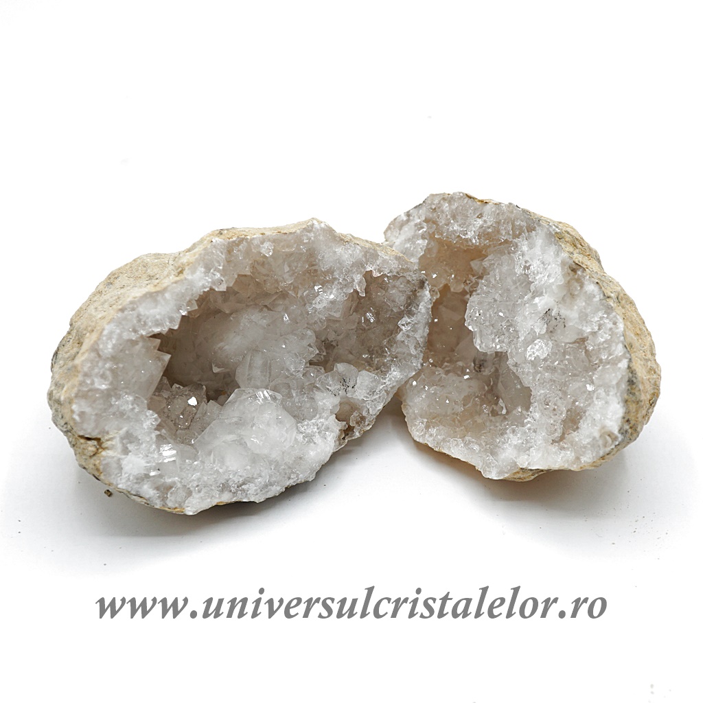 Collectibles Geoda cuart alb m18