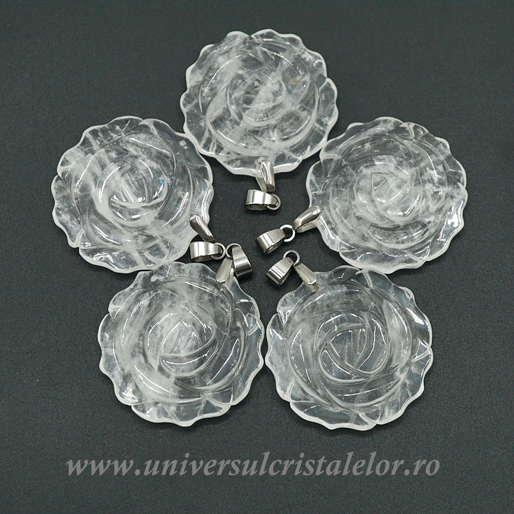 Charms & Pendants Pandantiv cristal de stanca floare