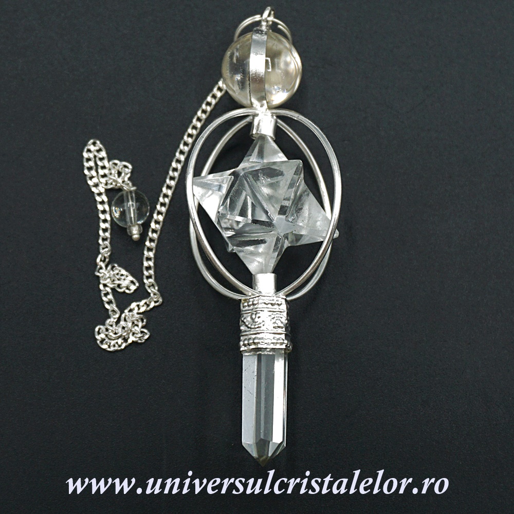 Pendul cristal de stanca