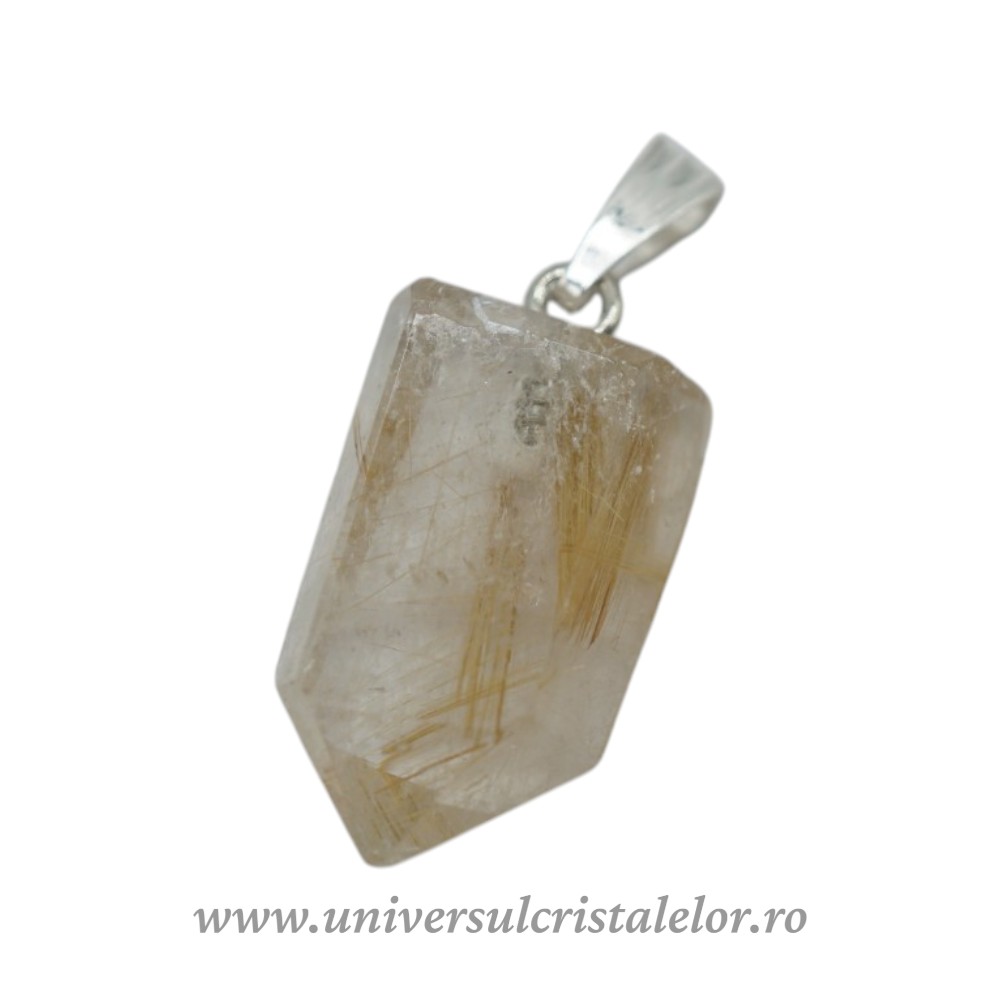 Charms & Pendants Pandantiv cuart rutilat m2