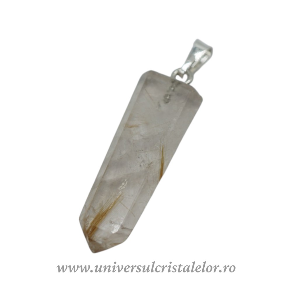 Charms & Pendants Pandantiv cuart rutilat m3